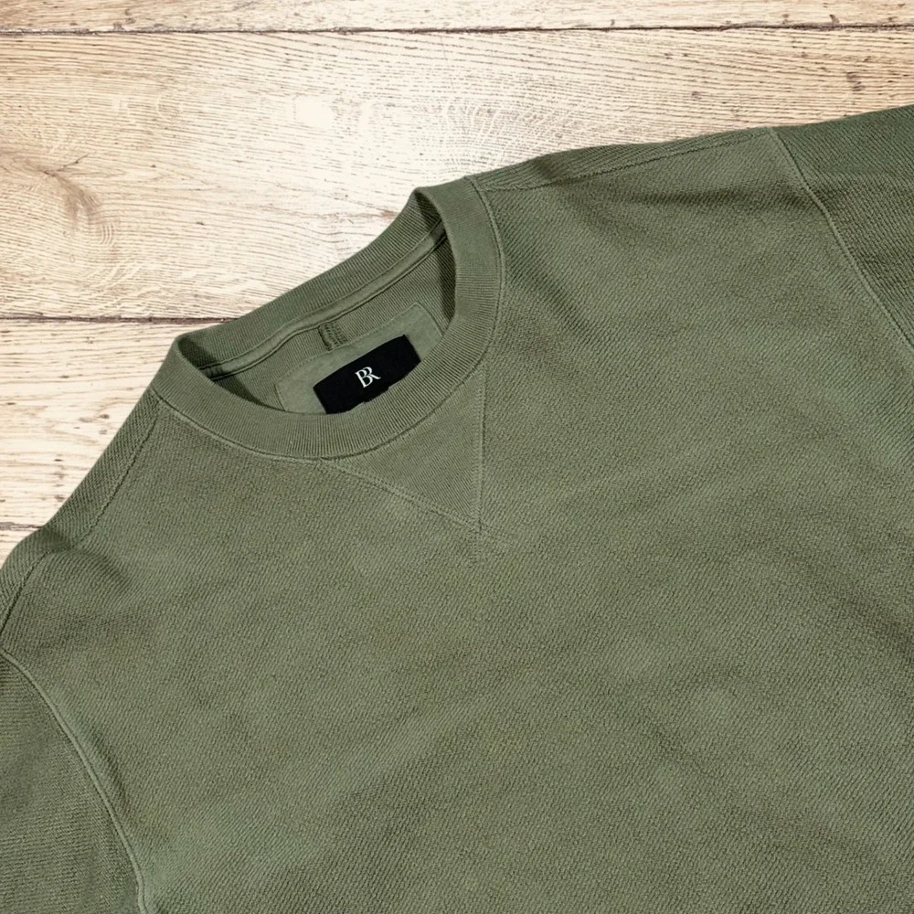 BR Banana Republic‎ Men Desert Thyme French Terry Crewneck Sweatshirt Size M